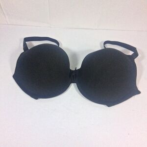 Maidenform 40D Silky Black Padded Underwire Adjustable Shoulder Straps Hook Bra